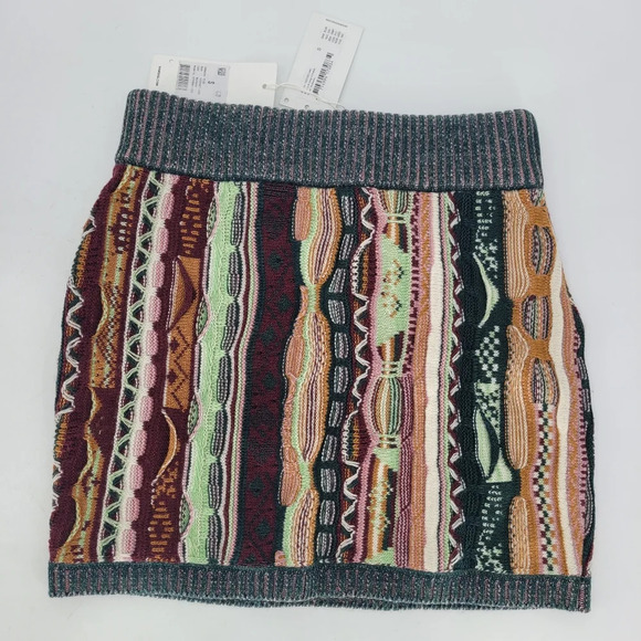 WOOD WOOD Lula Coogi Knit Skirt - wool Multicolor rare Wood Wood small - Picture 1 of 8